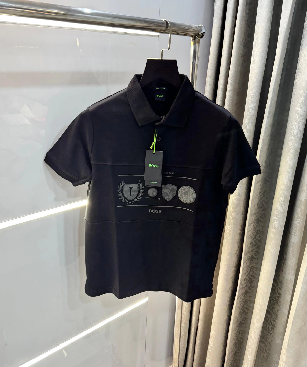 Hugo bos s Black Classic Premium Polo T-Shirt