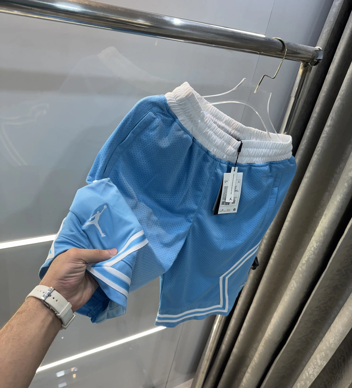 Air Jordan Sky Blue Limited Edition Premium 𩳠Shorts