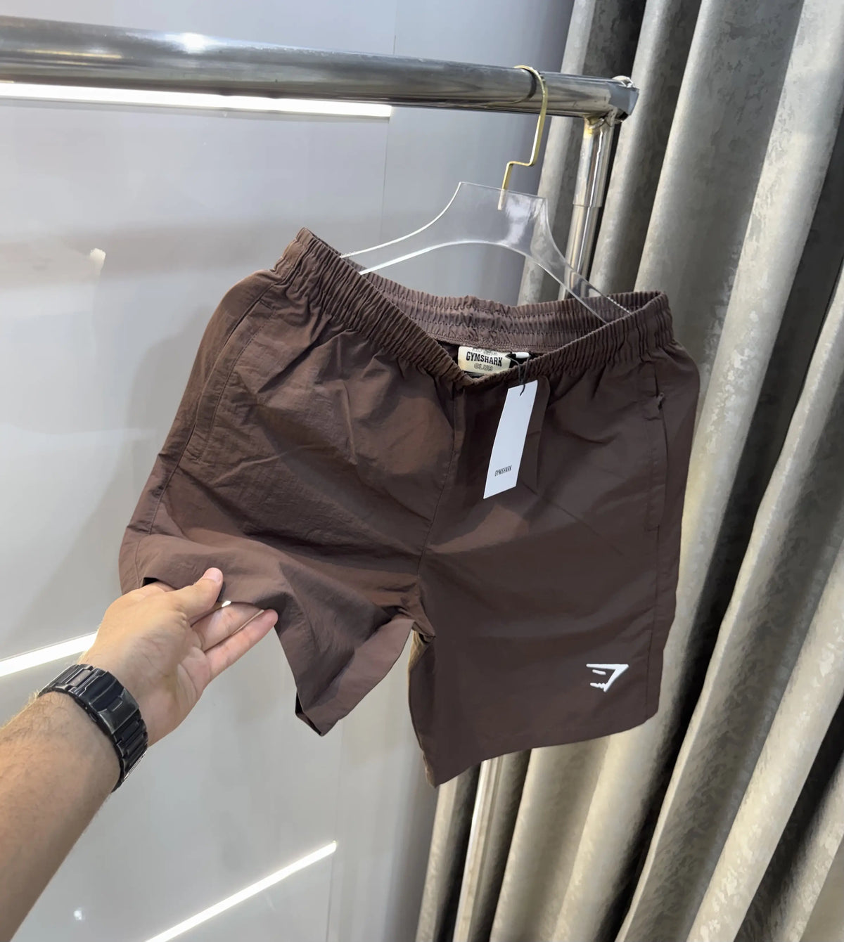 Gym Shark Brown Limited Edition Premium 𩳠Shorts