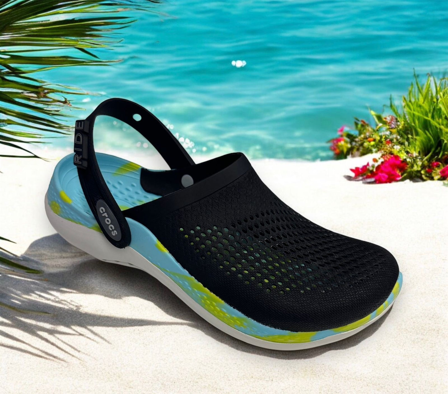 Crocs Lite Ride 360 Black Blue Multi