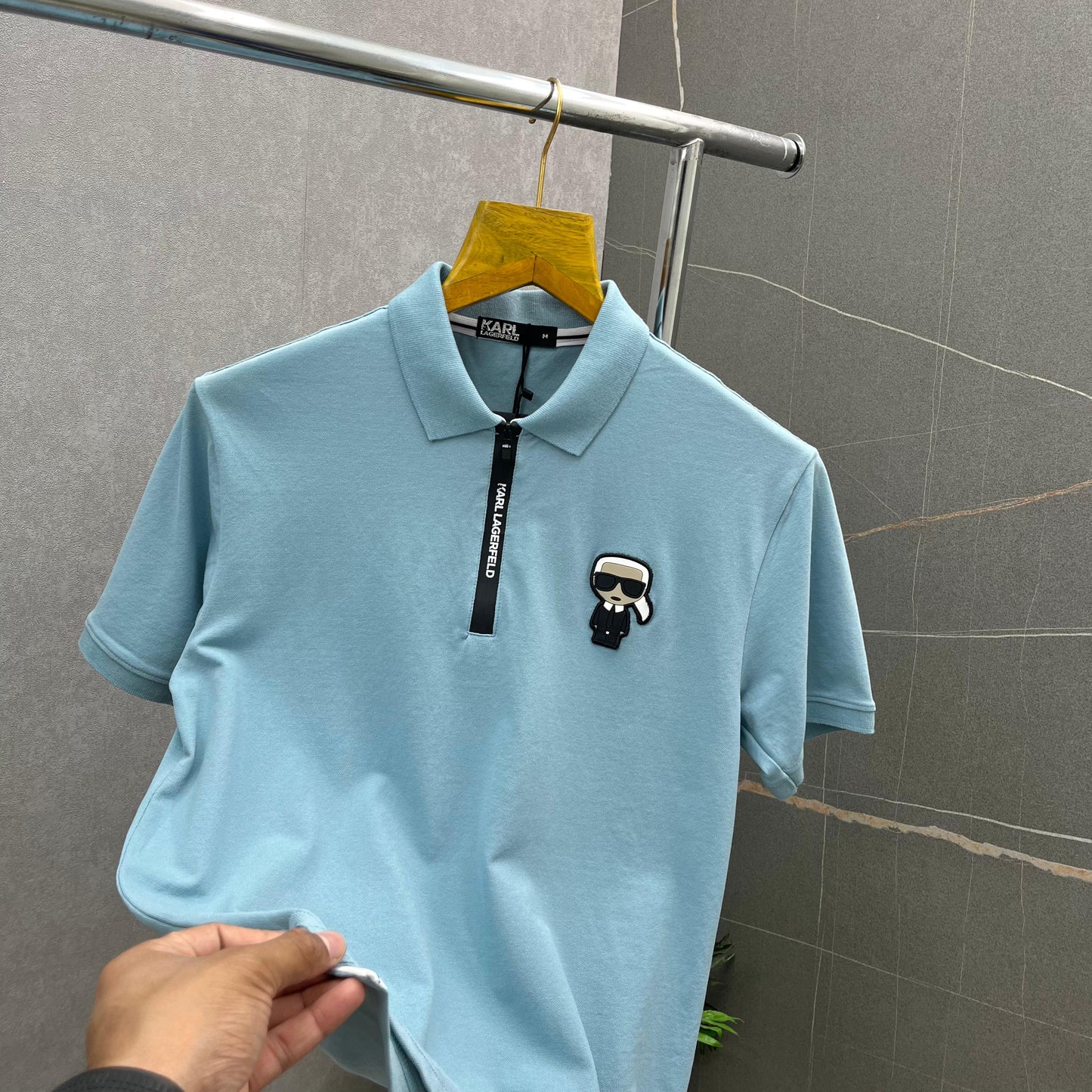 Krl Lagerfeld Polo Neck Tshirts