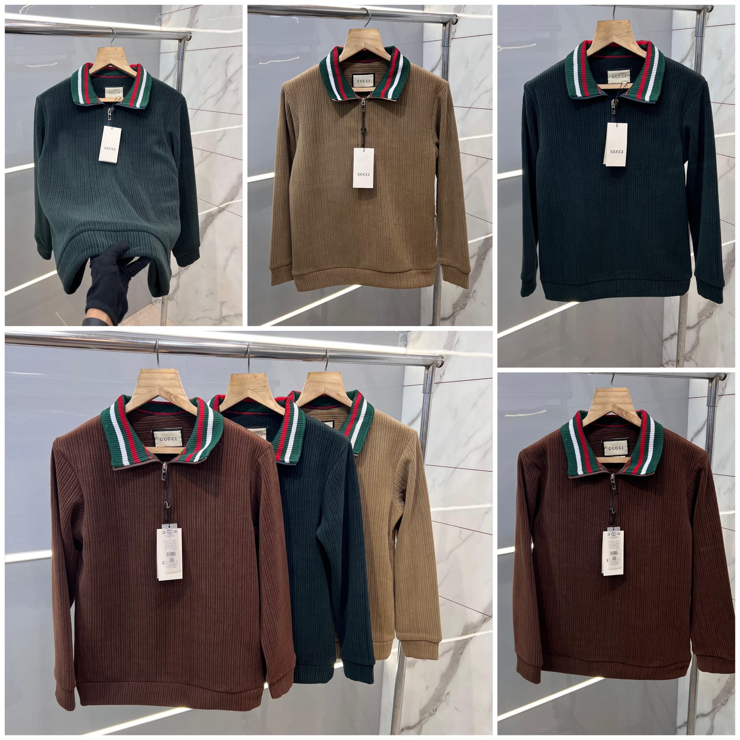 Gcci. Imported Half Zipper