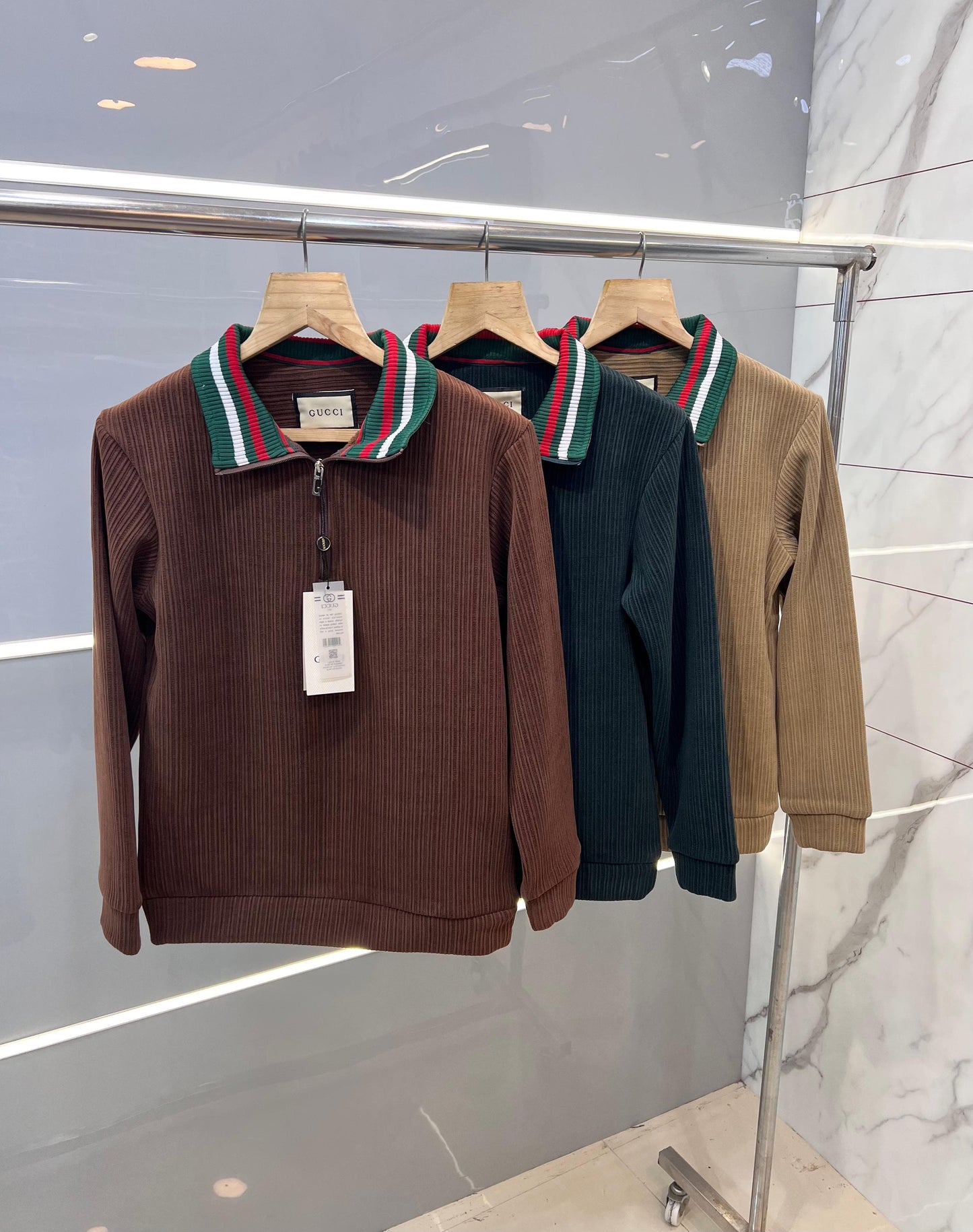 Gcci. Imported Half Zipper