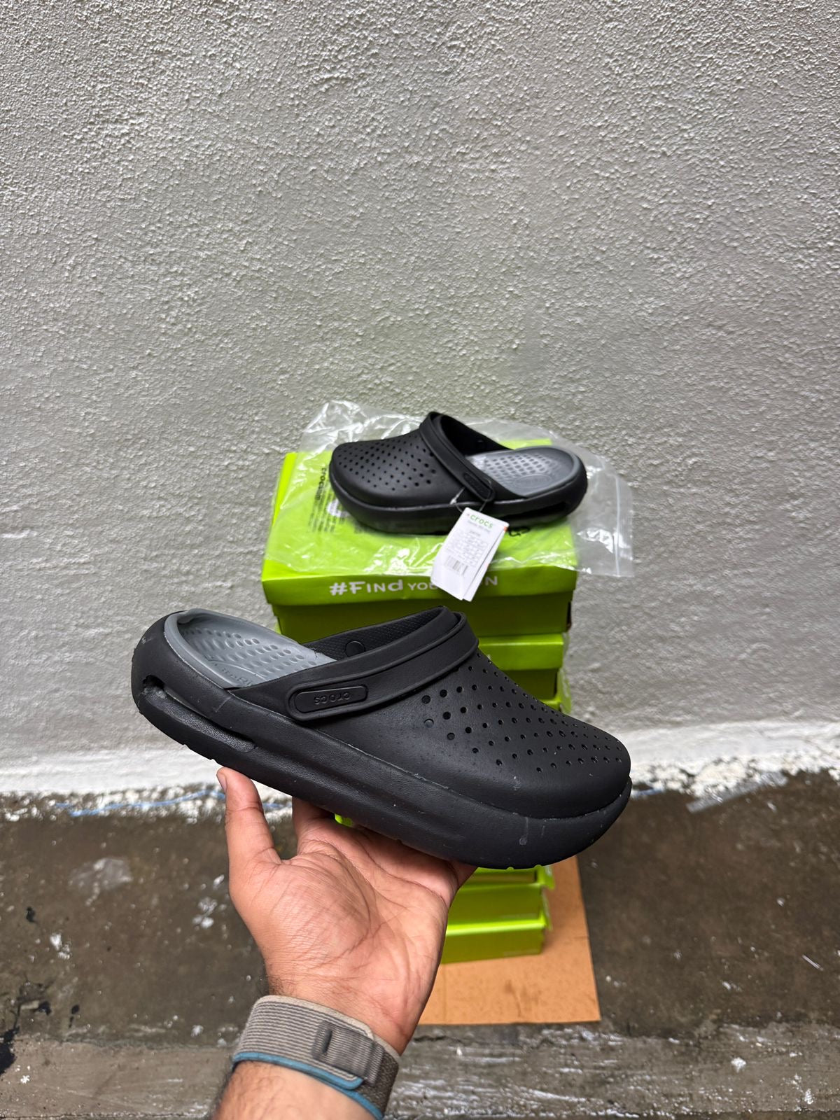 Crocs InMotion Clog Black Grey