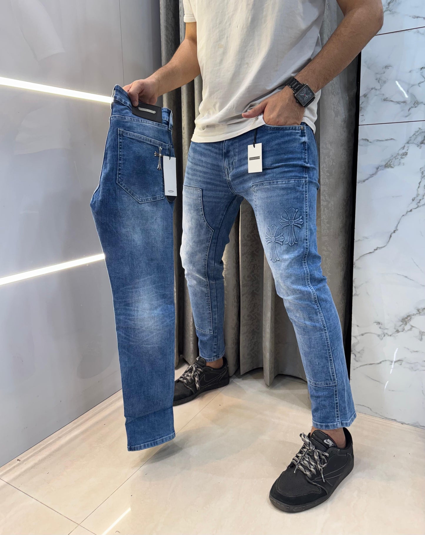 Chrme Heart Hyperflex Denim Jeans