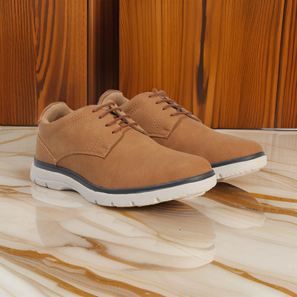 Khaki Brown Formal Sneakers