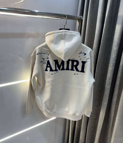 Amir i White Embroidery Imported Premium Hoodie