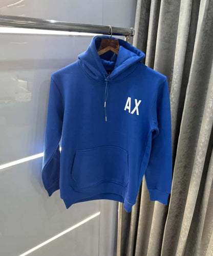 Arman i Exchange Blue Logo Print Imported Premium Hoodie