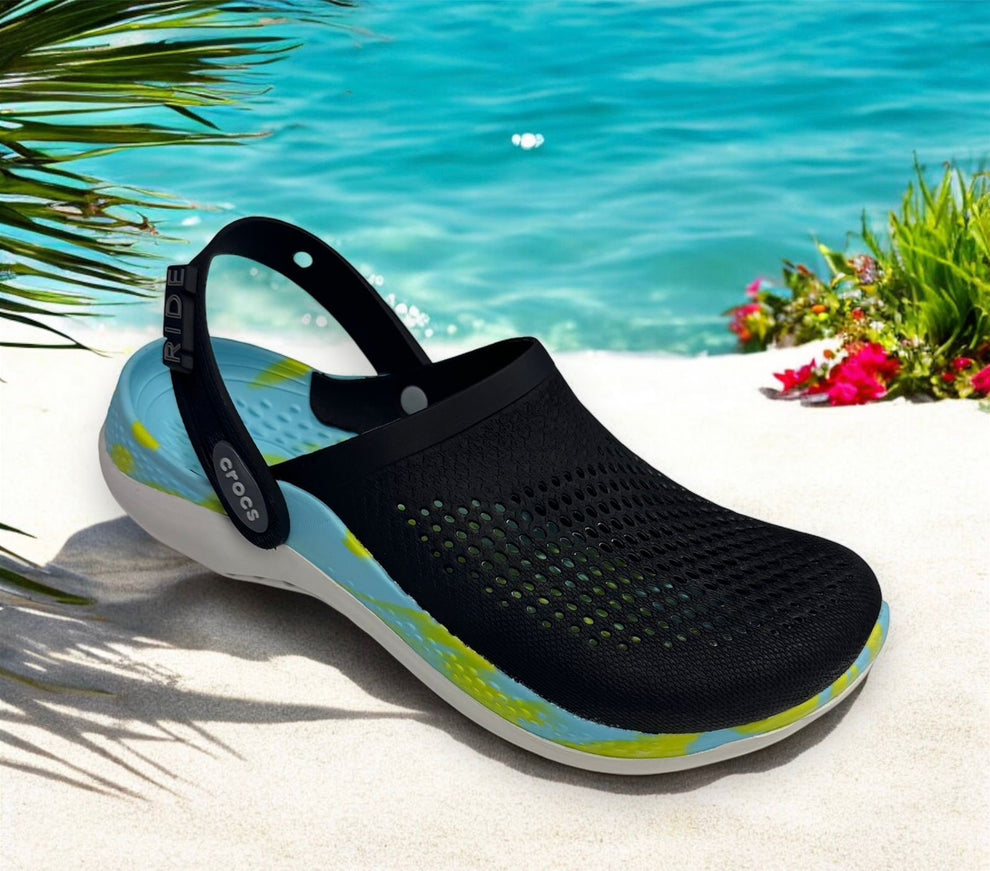 Crocs Lite Ride 360 Black Blue Multi – Sneaky Sole