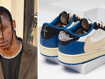 A.Jordan 1 Low x Travis Scott Fragment