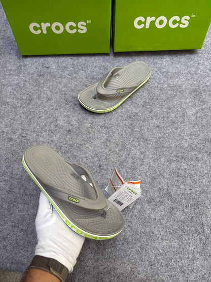 Crocs Bayaband Classic Slipper Grey Green