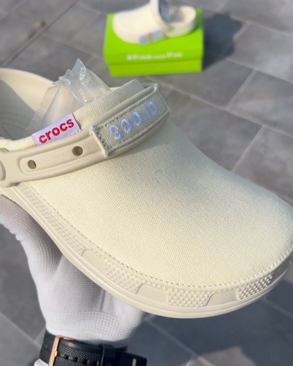 Classic Crafted Cream Casual Wear Clogs