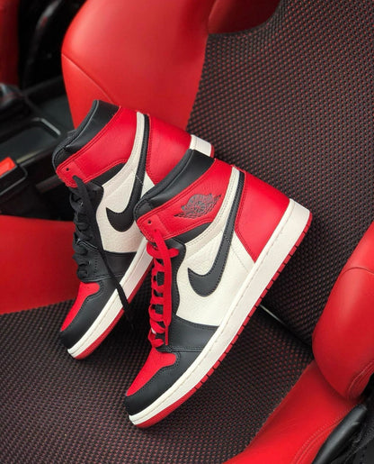 A.Jordan Retro 1 Bred Toe