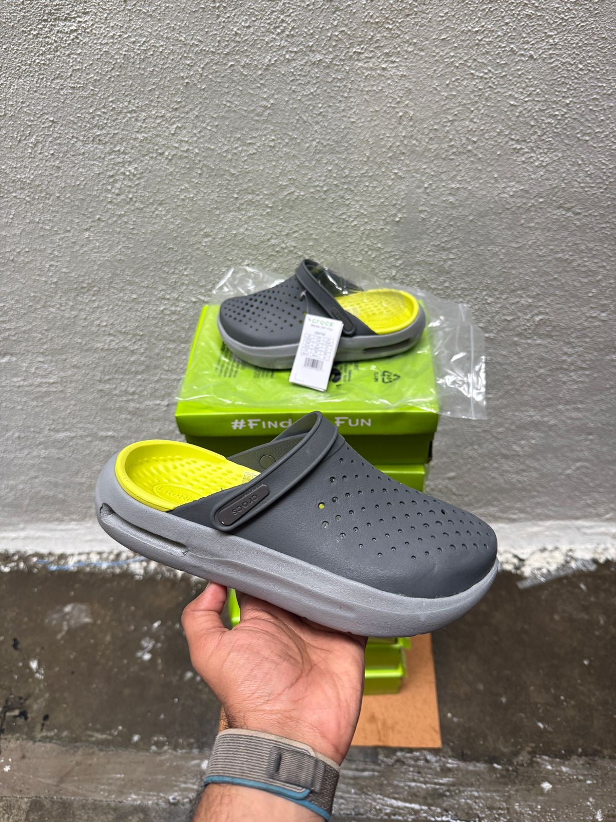 Crocs InMotion Clog Grey Yellow