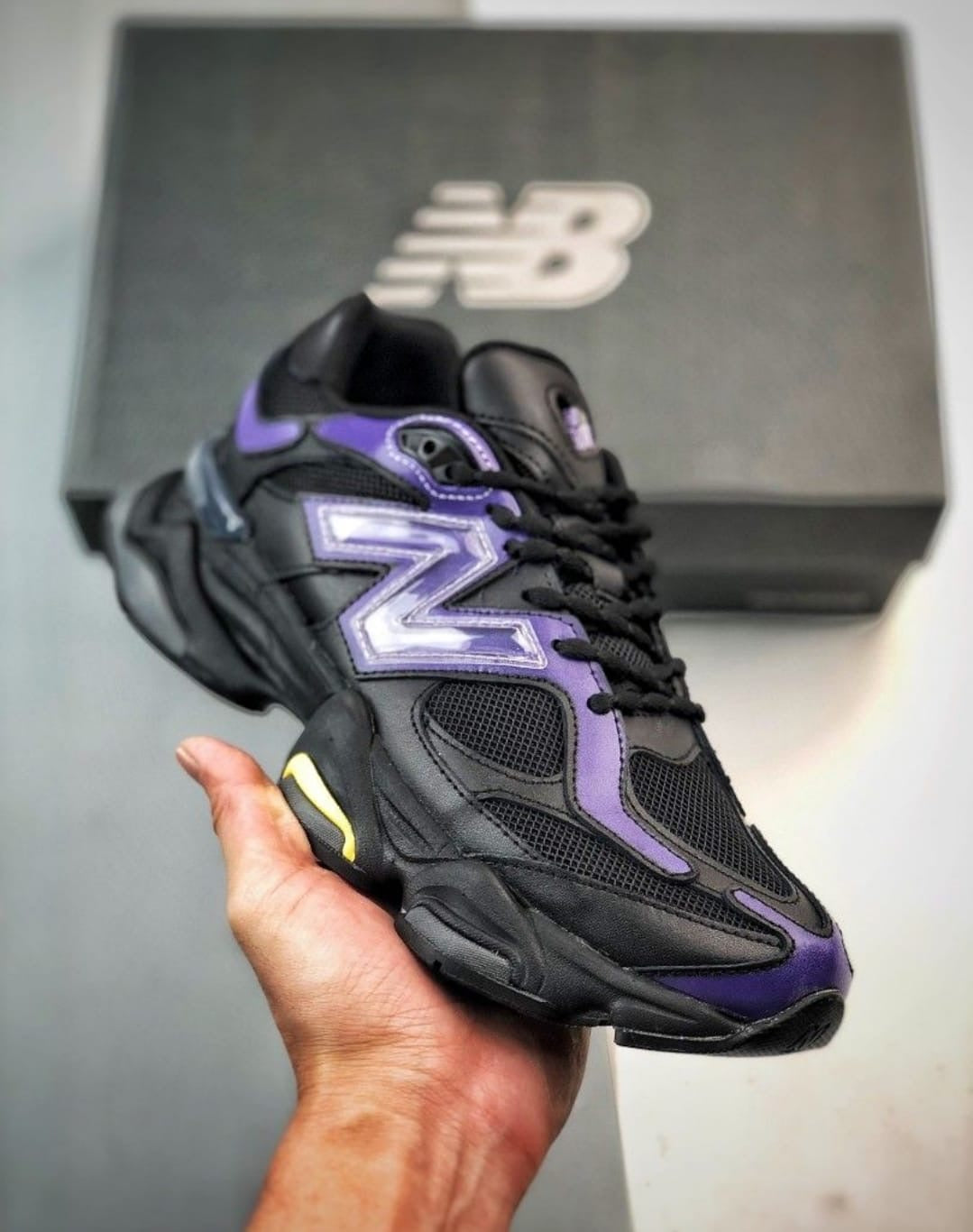 NB 9060 Purple Black