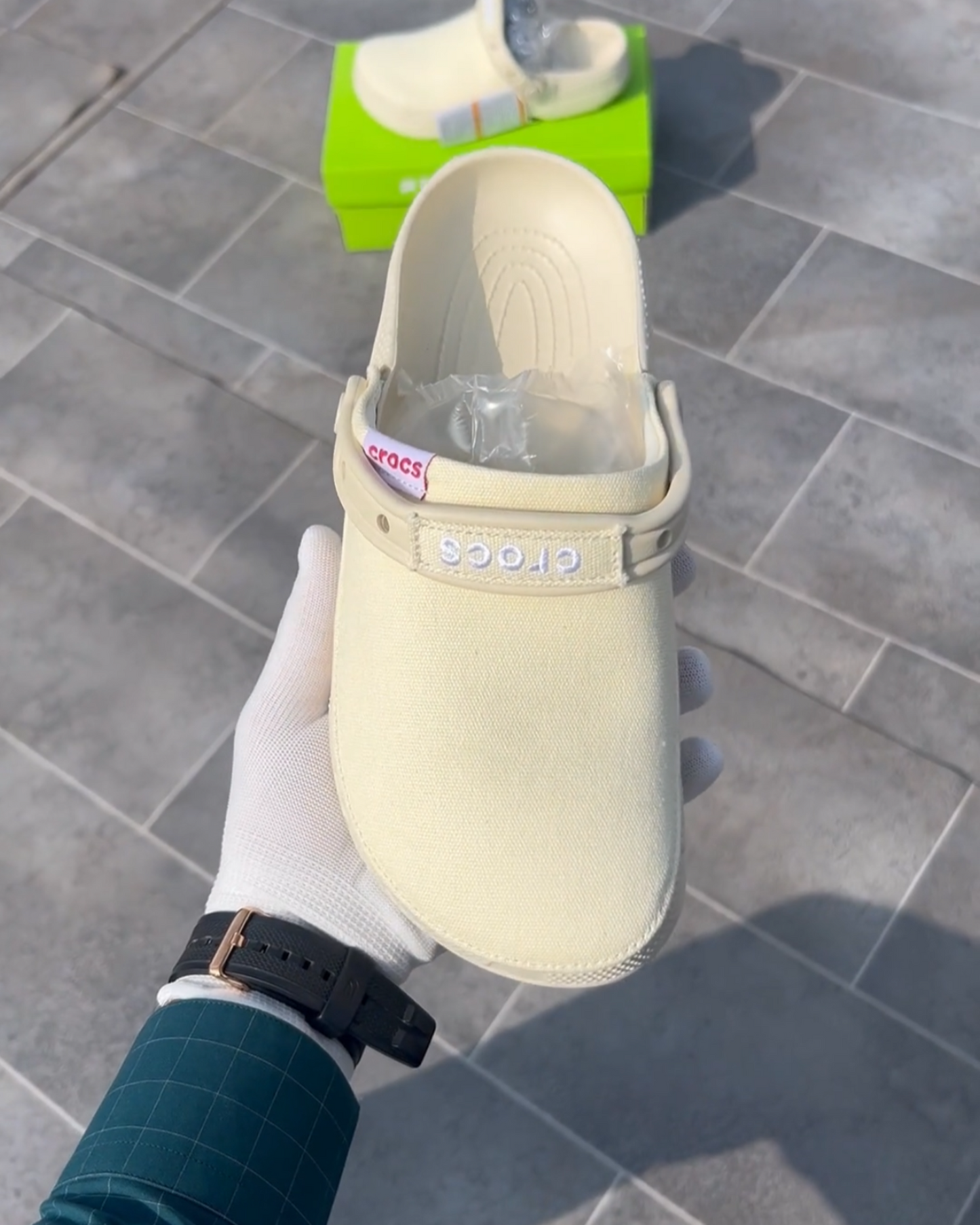 Classic Crafted Cream Casual Wear Clogs