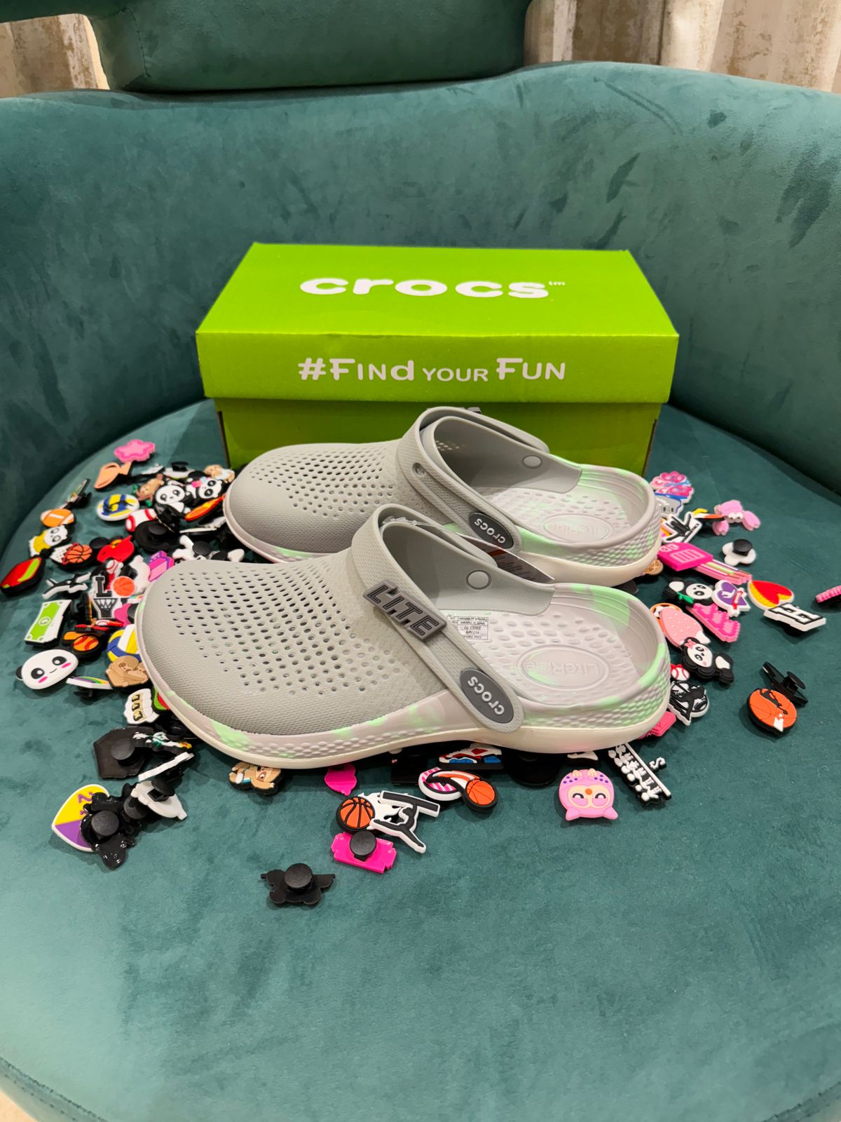 Crocs Lite Ride 360 Grey Green Sneaky Sole