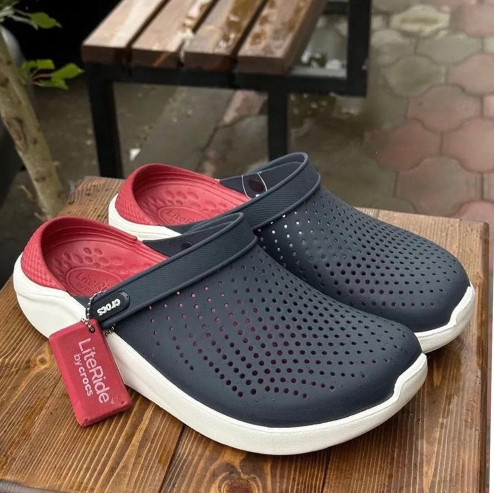Light Rite Crocs Crocs Lite Ride Black Red – Sneaky Sole