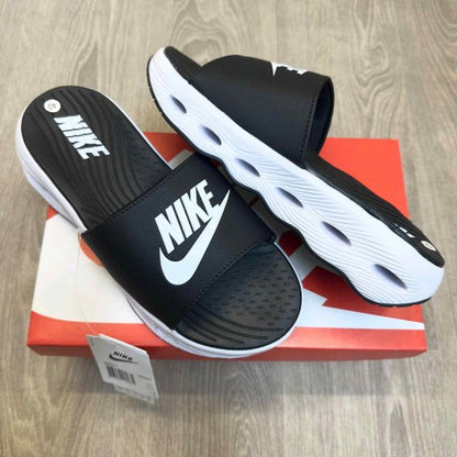 NK Classic Cloud Sole  Black White Flip Flop