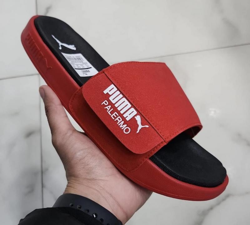 PM.Leadcat Palermo Foil Red Slides
