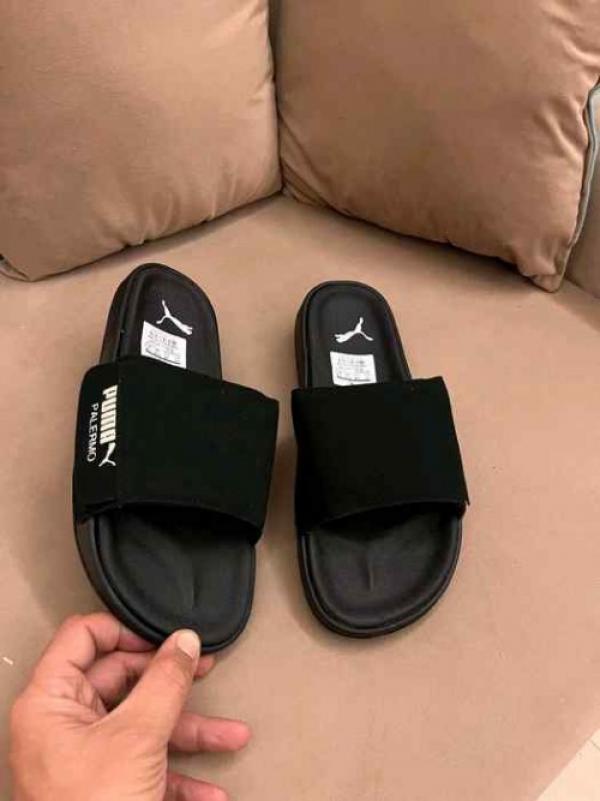 PM.Leadcat Palermo Foil Black Slides
