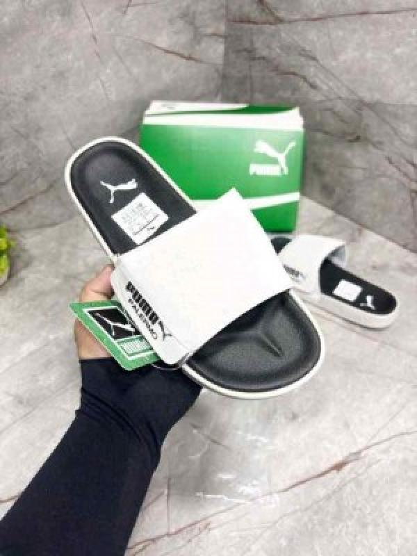 PM.Leadcat Palermo Foil White Slides