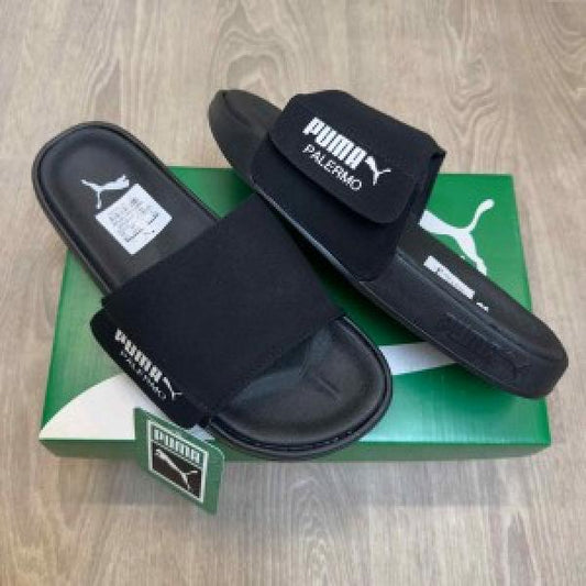PM.Leadcat Palermo Foil Black Slides